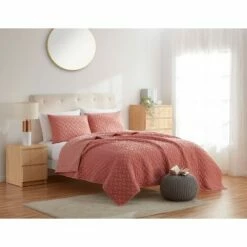 Hot Sale β Arden Solid Quilt & Sham Set - Refinery29 Dark Green/light Green π