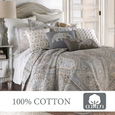 Outlet π― Casablanca Grey Quilt and Pillow Sham Set - Levtex Home π 5 Outlet π― Casablanca Grey Quilt and Pillow Sham Set - Levtex Home π - Image 3