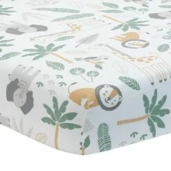 Flash Sale 😍 Lambs & Ivy Jungle Friends 5-piece Safari Animals Nursery Baby Crib Bedding Set ⭐ -Quilts Online Shop unnamed file 66