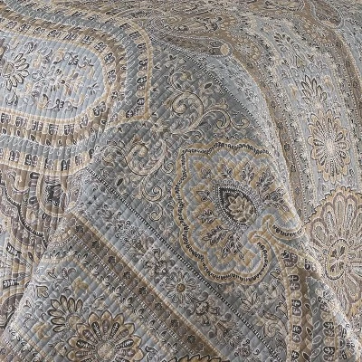 Outlet π― Casablanca Grey Quilt and Pillow Sham Set - Levtex Home π 6 Outlet π― Casablanca Grey Quilt and Pillow Sham Set - Levtex Home π - Image 4