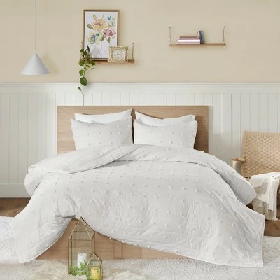 Budget π Urban Habitat Kay Cotton Jacquard Coverlet Set Ivory βοΈ 4 Budget π Urban Habitat Kay Cotton Jacquard Coverlet Set Ivory βοΈ - Image 2