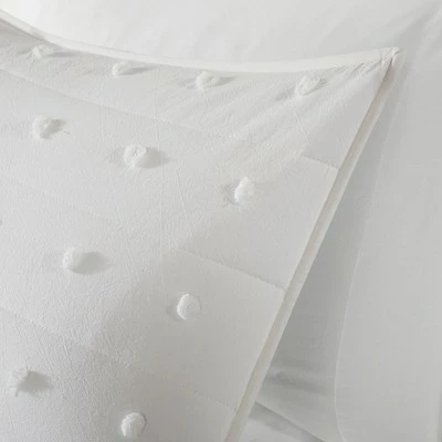 Budget π Urban Habitat Kay Cotton Jacquard Coverlet Set Ivory βοΈ 5 Budget π Urban Habitat Kay Cotton Jacquard Coverlet Set Ivory βοΈ - Image 3