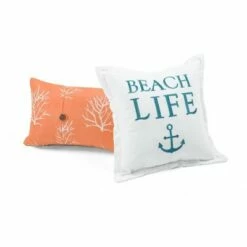 Cheap 👏 Lush Decor Coastal Reef Feather Reversible Quilt Set Blue/Coral - Lush Décor 🔥 -Quilts Online Shop unnamed file 820