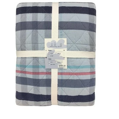 Best Sale 🔥 Saturday Park Plaid Quilt ✔️ 4 Best Sale 🔥 Saturday Park Plaid Quilt ✔️ - Image 2
