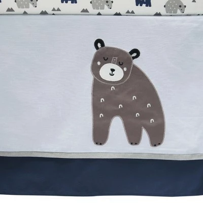 Best deal ๐ Lambs & Ivy Signature Montana 5-Piece Baby Crib Bedding Set - Blue,Grey,Brown Bears and Mountains ๐ 5 Best deal ๐ Lambs & Ivy Signature Montana 5-Piece Baby Crib Bedding Set - Blue,Grey,Brown Bears and Mountains ๐ - Image 3