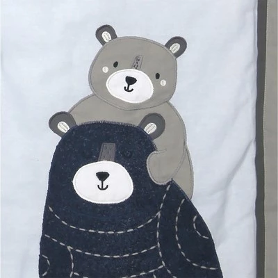 Best deal ๐ Lambs & Ivy Signature Montana 5-Piece Baby Crib Bedding Set - Blue,Grey,Brown Bears and Mountains ๐ 7 Best deal ๐ Lambs & Ivy Signature Montana 5-Piece Baby Crib Bedding Set - Blue,Grey,Brown Bears and Mountains ๐ - Image 5