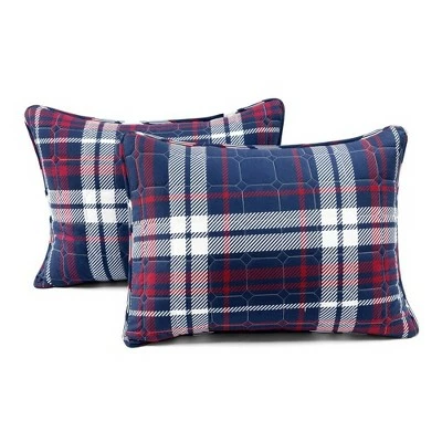 Best Sale 💯 Lush Decor Grayson Farmhouse Plaid Reversible Quilt Set Navy/Red - Lush Décor 🎁 10 Best Sale 💯 Lush Decor Grayson Farmhouse Plaid Reversible Quilt Set Navy/Red - Lush Décor 🎁 - Image 8